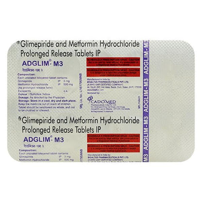 ADGLIM M 3 Tablet 10's