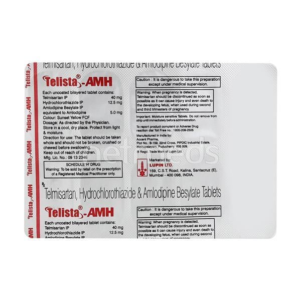 Telista Amh Tablet 10'S