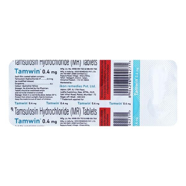 TAMWIN 0.4 MG Tablet 10's