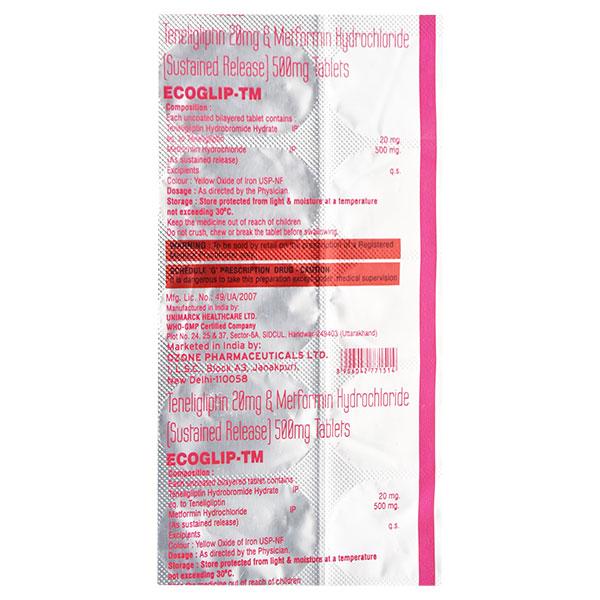 ECOGLIP TM FORTE Tablet 10's