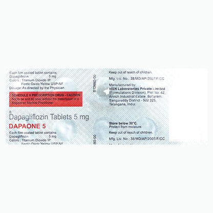 DAPAONE 5 Tablet 10's