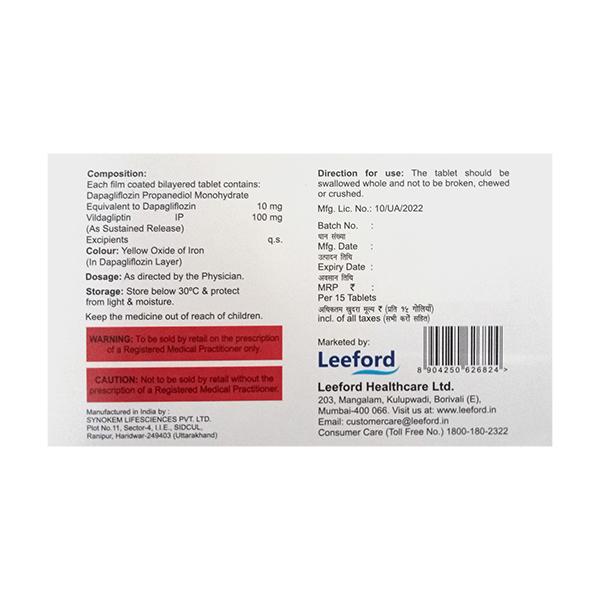 DAPZIGARD 10 VD Tablet 15's