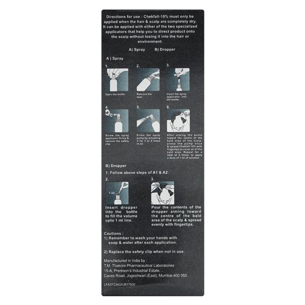 CHEKFALL 10% Solution 60ml - Global Surgicals