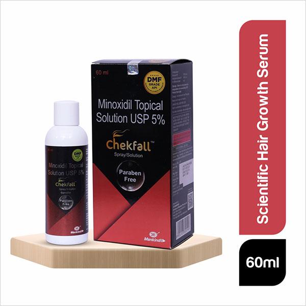 Chekfall 5% Solution 60ml - Global Surgicals