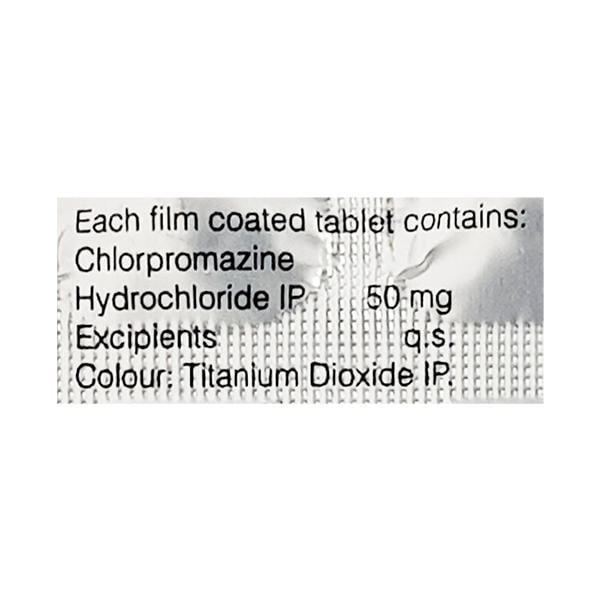 Chlorpromazine 50mg Tablet 10'S - Global Surgicals