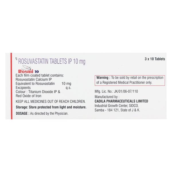 Rosmi 10mg Tablet 10'S