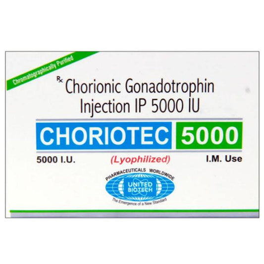 CHORIOTEC 5000iu Injection 1's - Global Surgicals