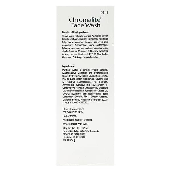 CHROMALITE Face Wash 90ml - Global Surgicals