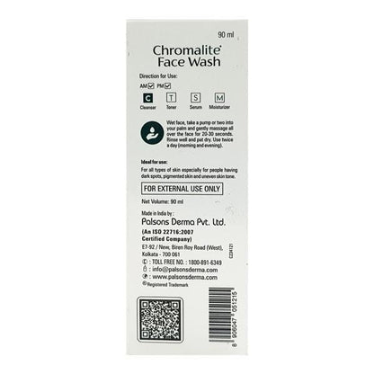 CHROMALITE Face Wash 90ml - Global Surgicals