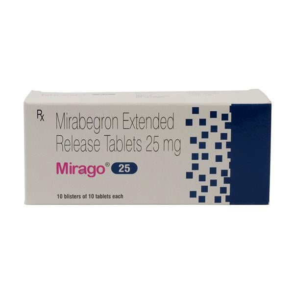 Mirago 25mg Tablet 10'S