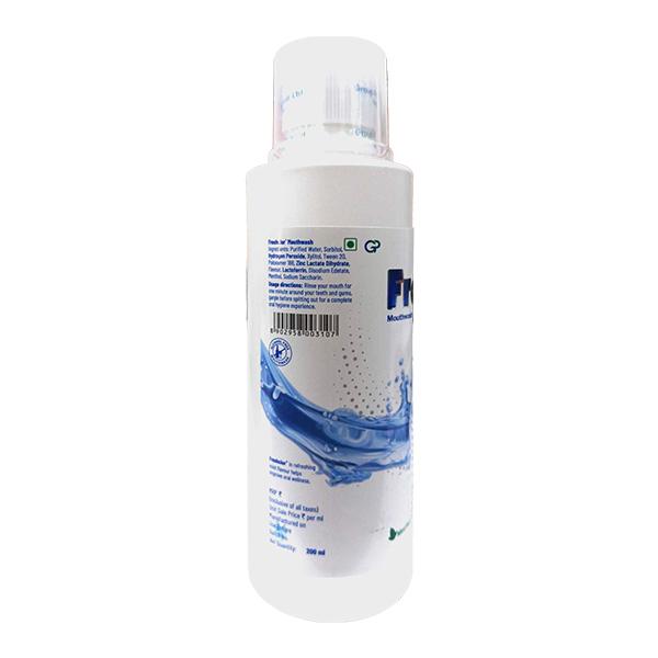 FRESHCLOR + MINT FLAVOUR Mouth Wash 200ml
