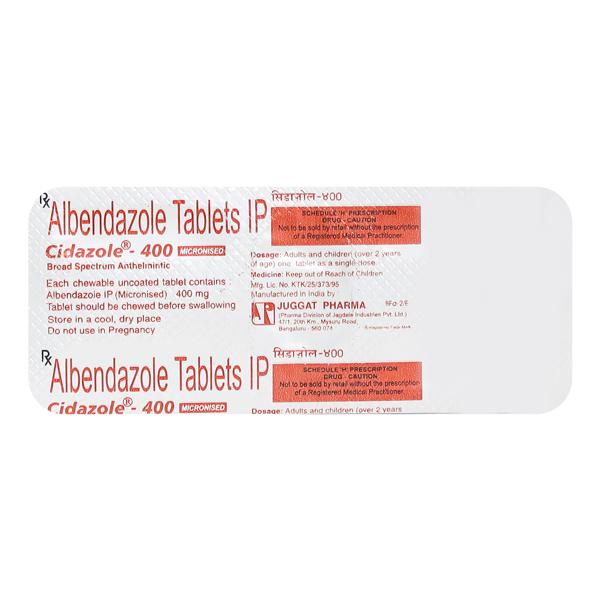 Cidazole 400mg Tablet 1'S - Global Surgicals