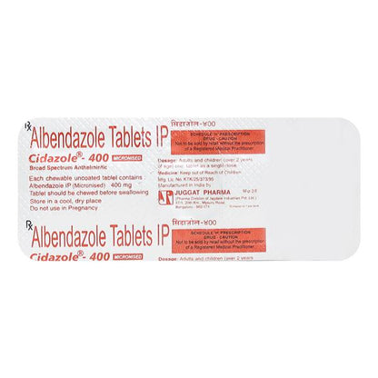 Cidazole 400mg Tablet 1'S - Global Surgicals