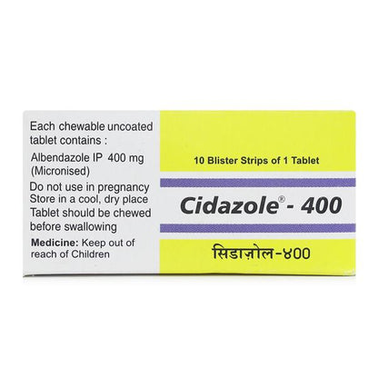 Cidazole 400mg Tablet 1'S - Global Surgicals