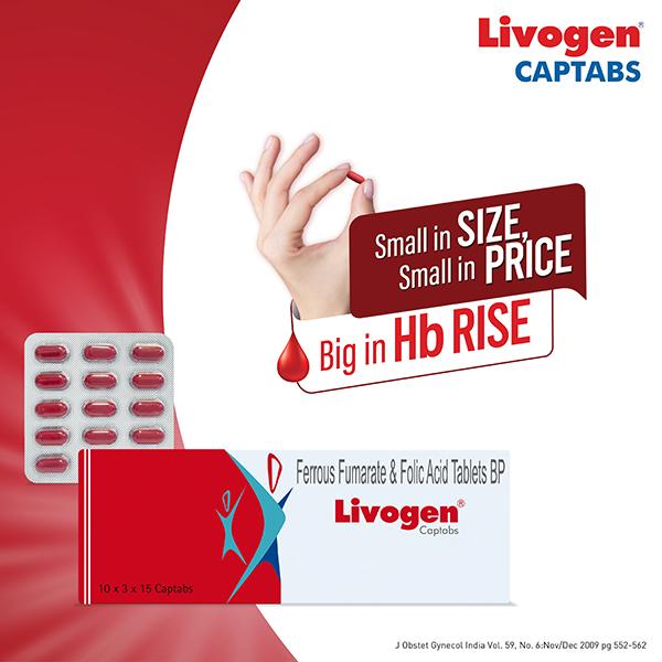 Livogen Captab Tablet 15'S