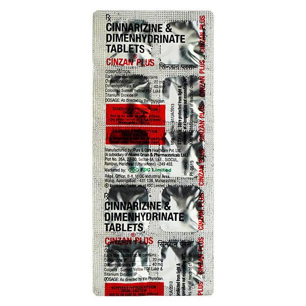 CINZAN PLUS Tablet 10's - Global Surgicals