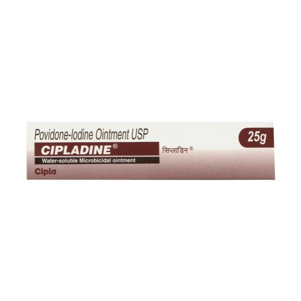 CIPLADINE Ointment 25gm - Global Surgicals