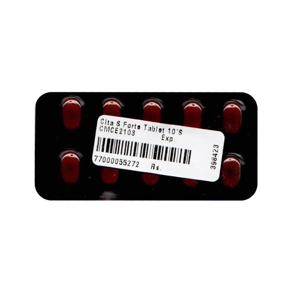 Cita S Forte Tablet 10'S - Global Surgicals