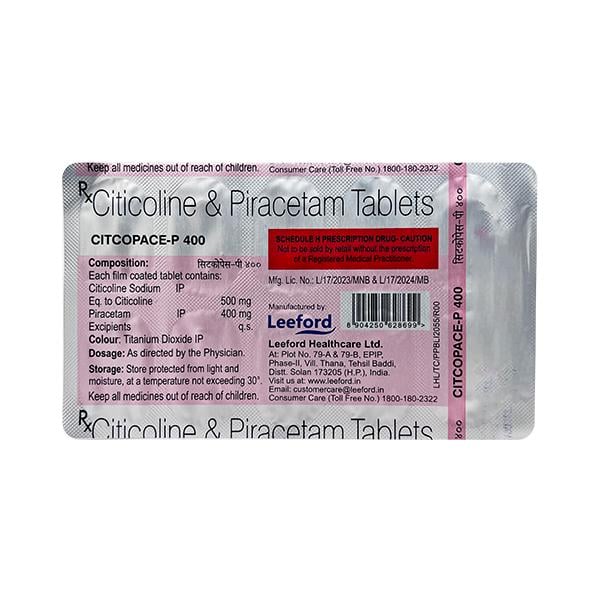 CITCOPACE P 400 Tablet 10's - Global Surgicals