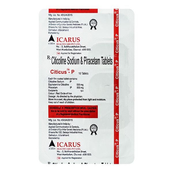 CITICUS P Tablet 10's - Global Surgicals