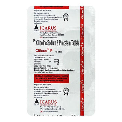 CITICUS P Tablet 10's - Global Surgicals