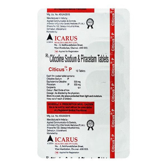 CITICUS P Tablet 10's - Global Surgicals