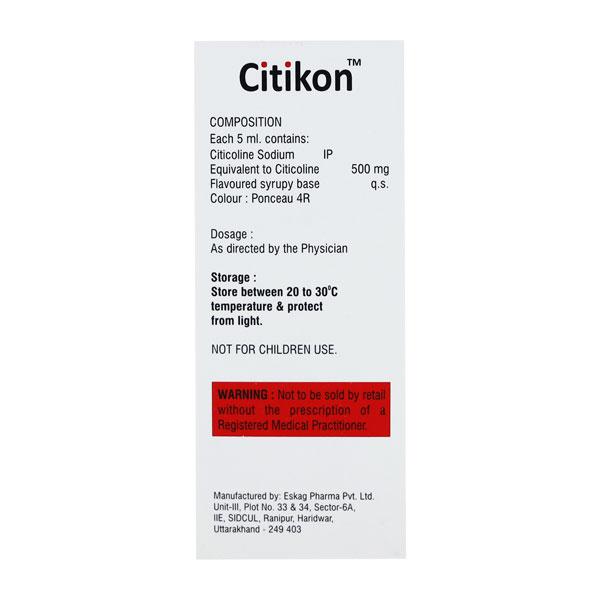 CITIKON Syrup 60ml - Global Surgicals