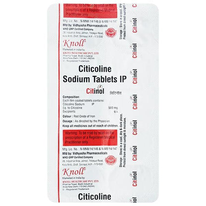 CITINOL Tablet 10's - Global Surgicals