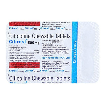 CITIREST 500mg Tablet 10's - Global Surgicals