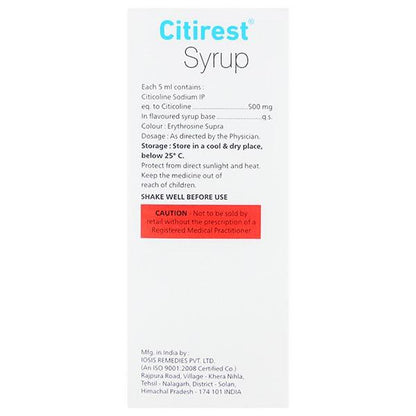 CITIREST Syrup 100ml - Global Surgicals