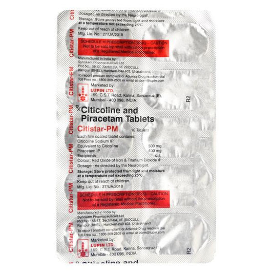 Citistar PM Tablet 10'S - Global Surgicals