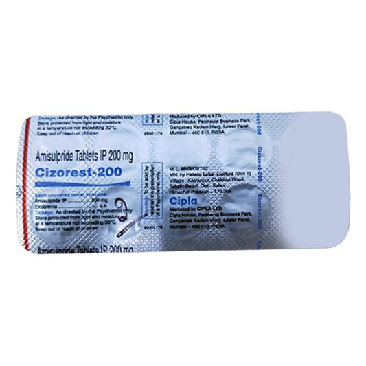 Cizorest 200mg Tablet 10'S - Global Surgicals