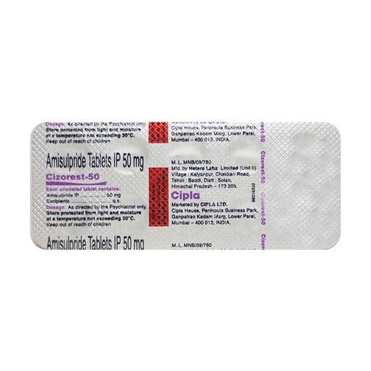 Cizorest 50mg Tablet 10'S - Global Surgicals