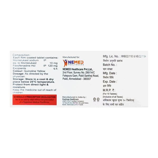 MONFAST FX Tablet 10's