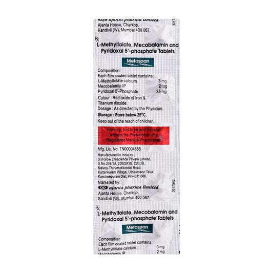 Metaspan Tablet 10'S