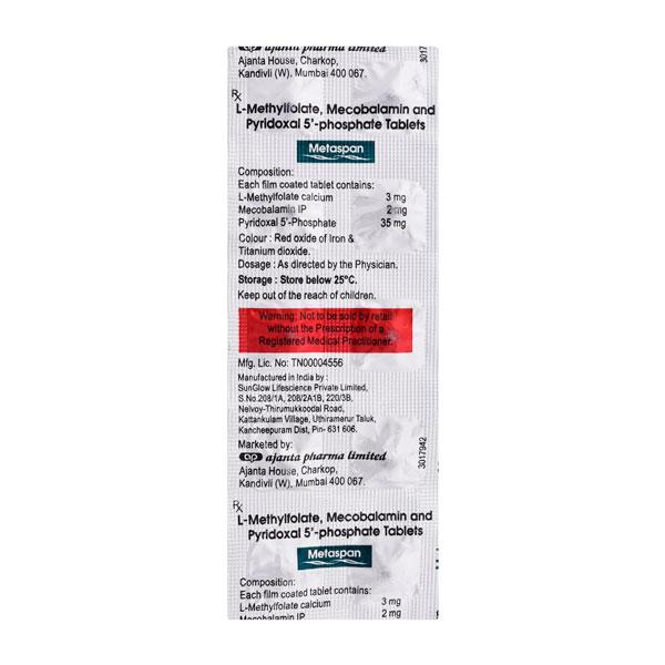 Metaspan Tablet 10'S