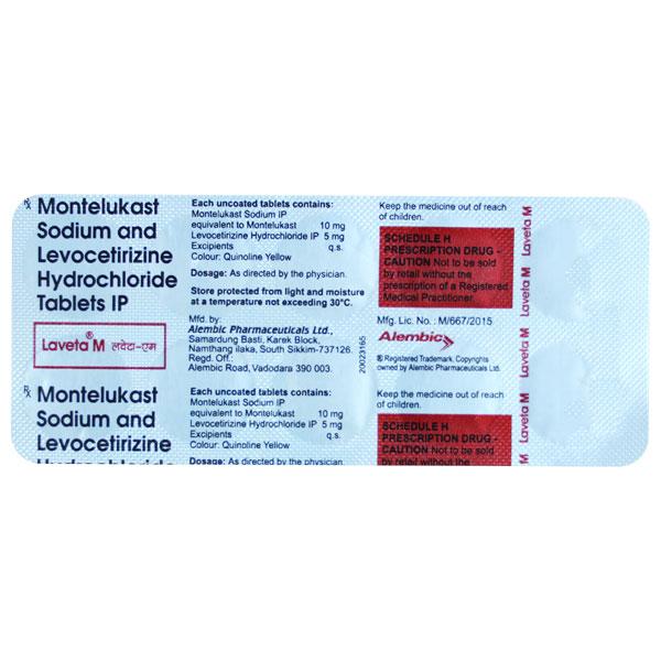 Laveta M Tablet 10'S