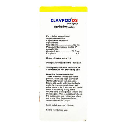 Clavpod DS Dry Syrup 30ml - Global Surgicals