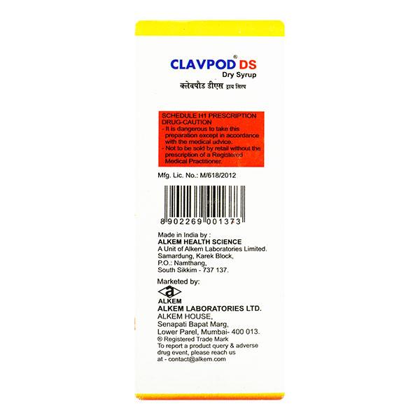 Clavpod DS Dry Syrup 30ml - Global Surgicals