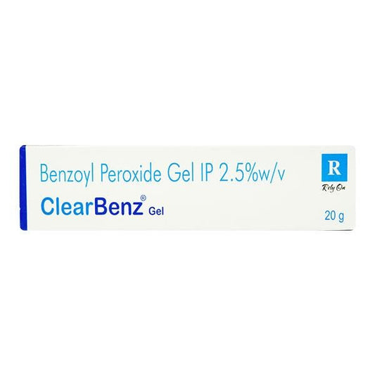 CLEARBENZ 2.5 Gel 20gm - Global Surgicals