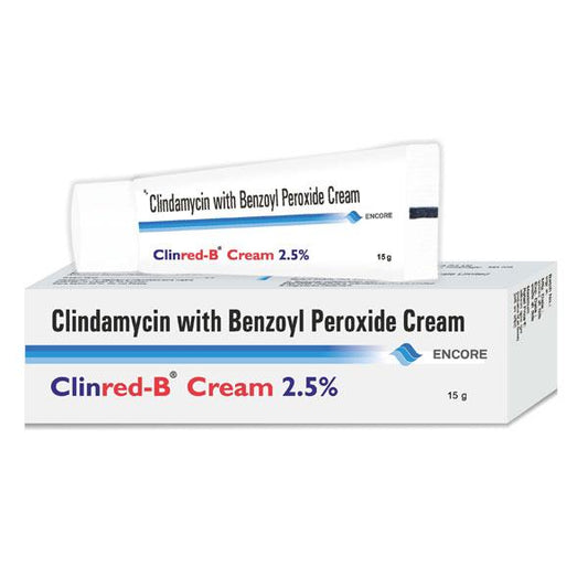 CLINRED B 2.5% Cream 15gm - Global Surgicals