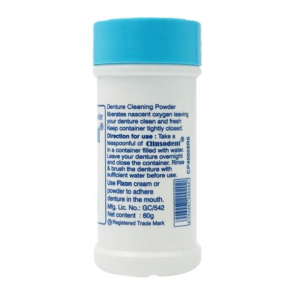 Clinsodent Denture Cleaning Powder 60gm - Global Surgicals