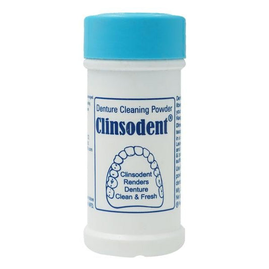 Clinsodent Denture Cleaning Powder 60gm - Global Surgicals