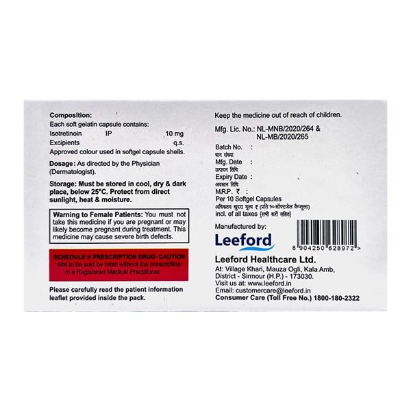 CLINSOL I 10 Softgel Capsule 10's - Global Surgicals