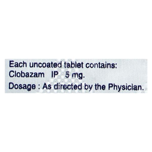 Clobium 5mg Tablet 10'S - Global Surgicals