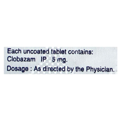 Clobium 5mg Tablet 10'S - Global Surgicals