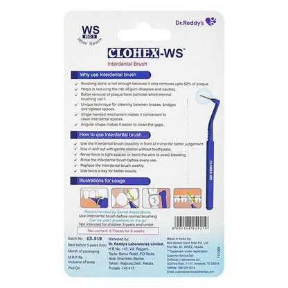 CLOHEX WS INTERDENTAL Brush 6's - Global Surgicals