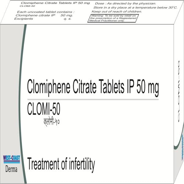CLOMI 50mg Tablet 5's - Global Surgicals
