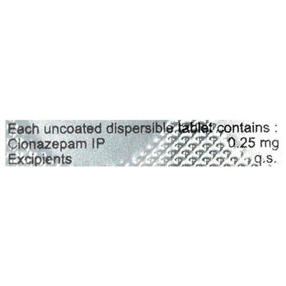 CLONABRIS 0.25 Tablet 10's - Global Surgicals