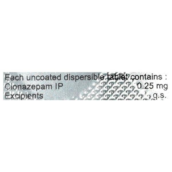 CLONABRIS 0.25 Tablet 10's - Global Surgicals